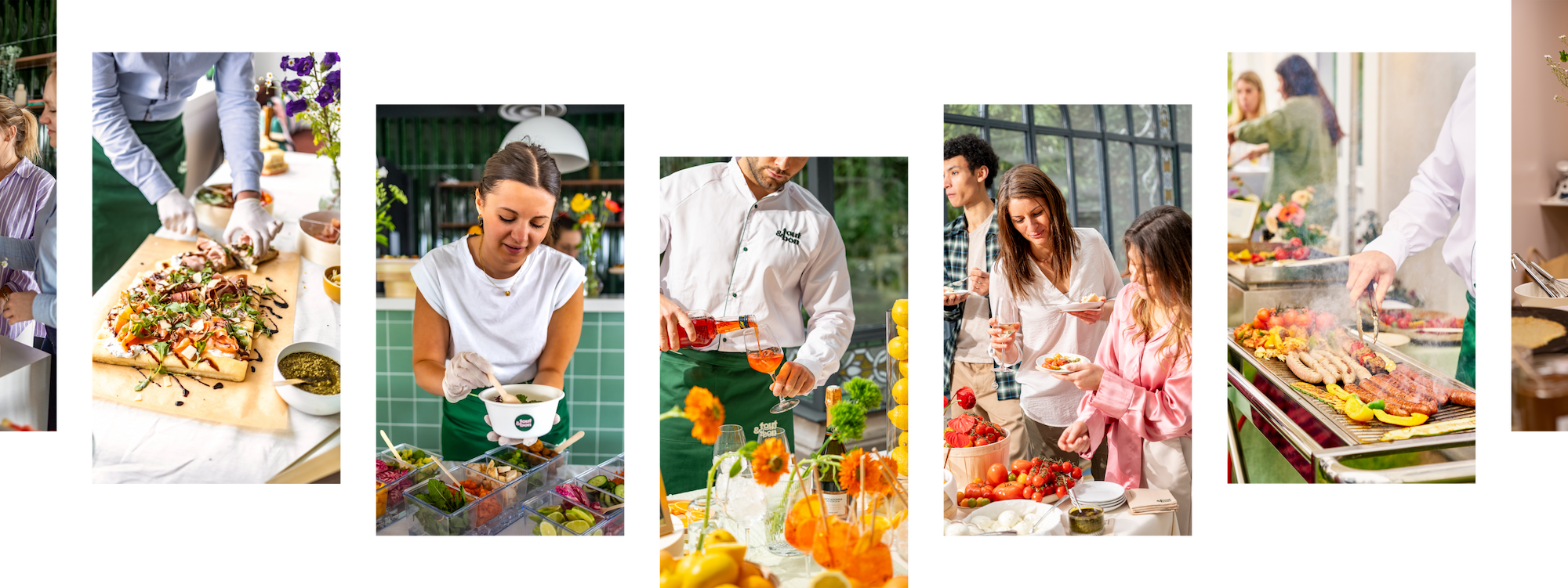 Nos stands culinaires en action