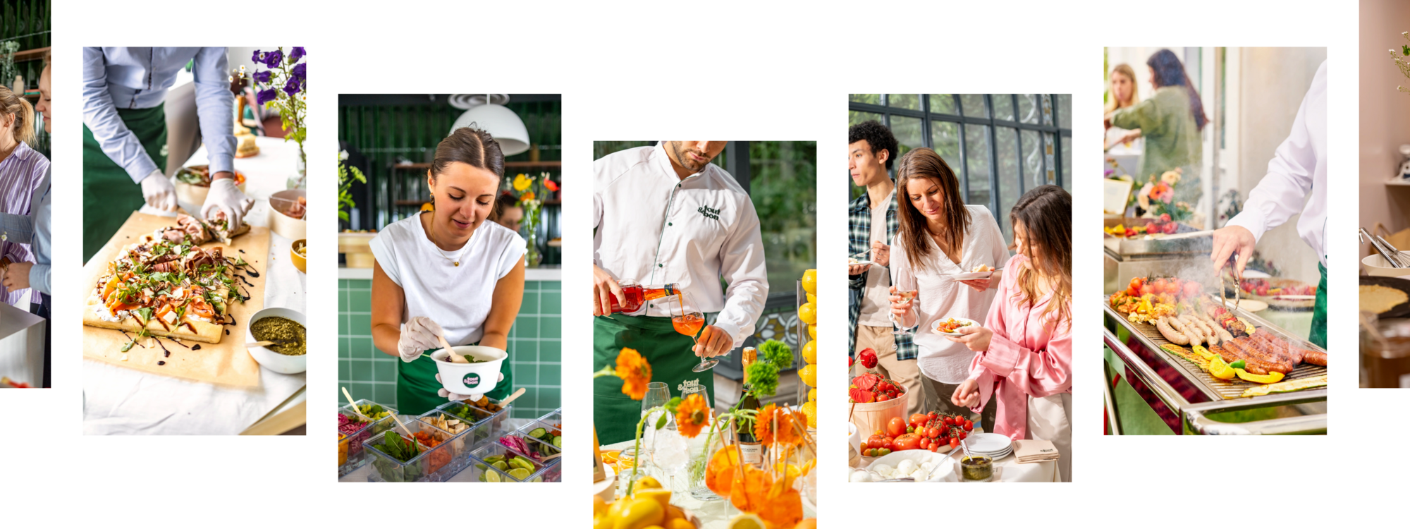 Nos stands culinaires en action