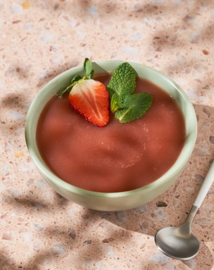 Image de COMPOTE DE POMMES ET FRAISES