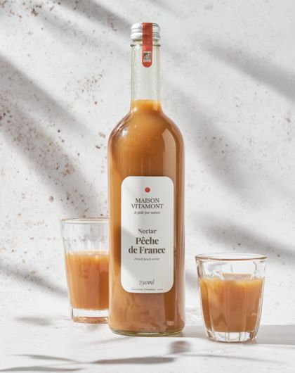 Image de Nectar de pêche de France BIO MAISON VITAMONT 75cl
