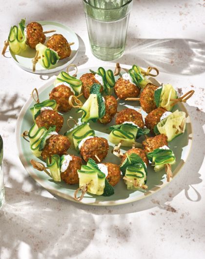 Image de LES BOUCHÉES COURGETTE-MENTHE